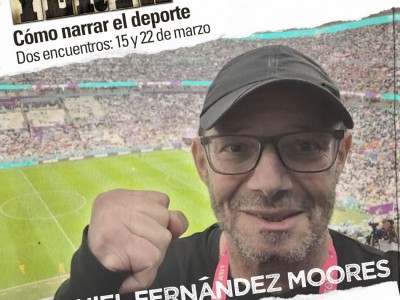 Fiebre mundialista: llega un taller de periodismo deportivo